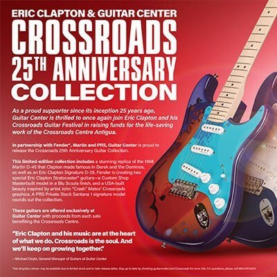 Guitar Center Partners with Eric Clapton, Carlos Santana and