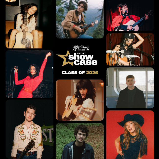 Martin Guitar Announces the Martin Artist Showcase Class of 2026