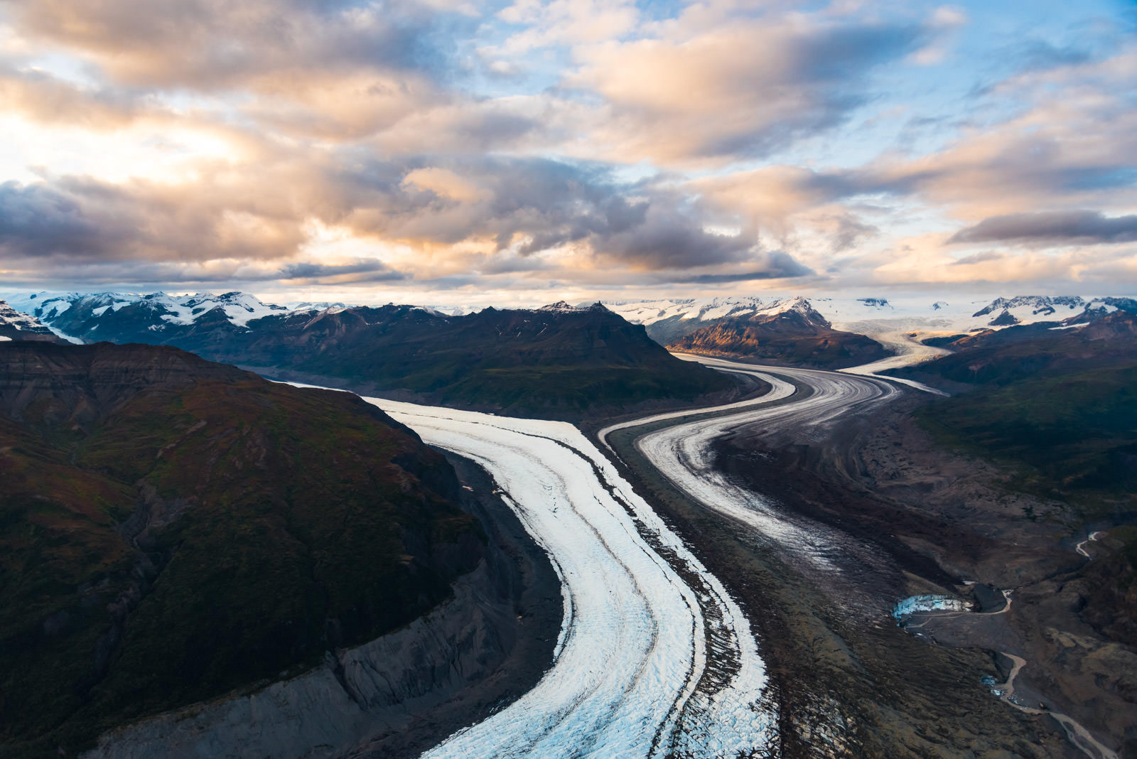 70 minute flightsee: Nizina Glacier