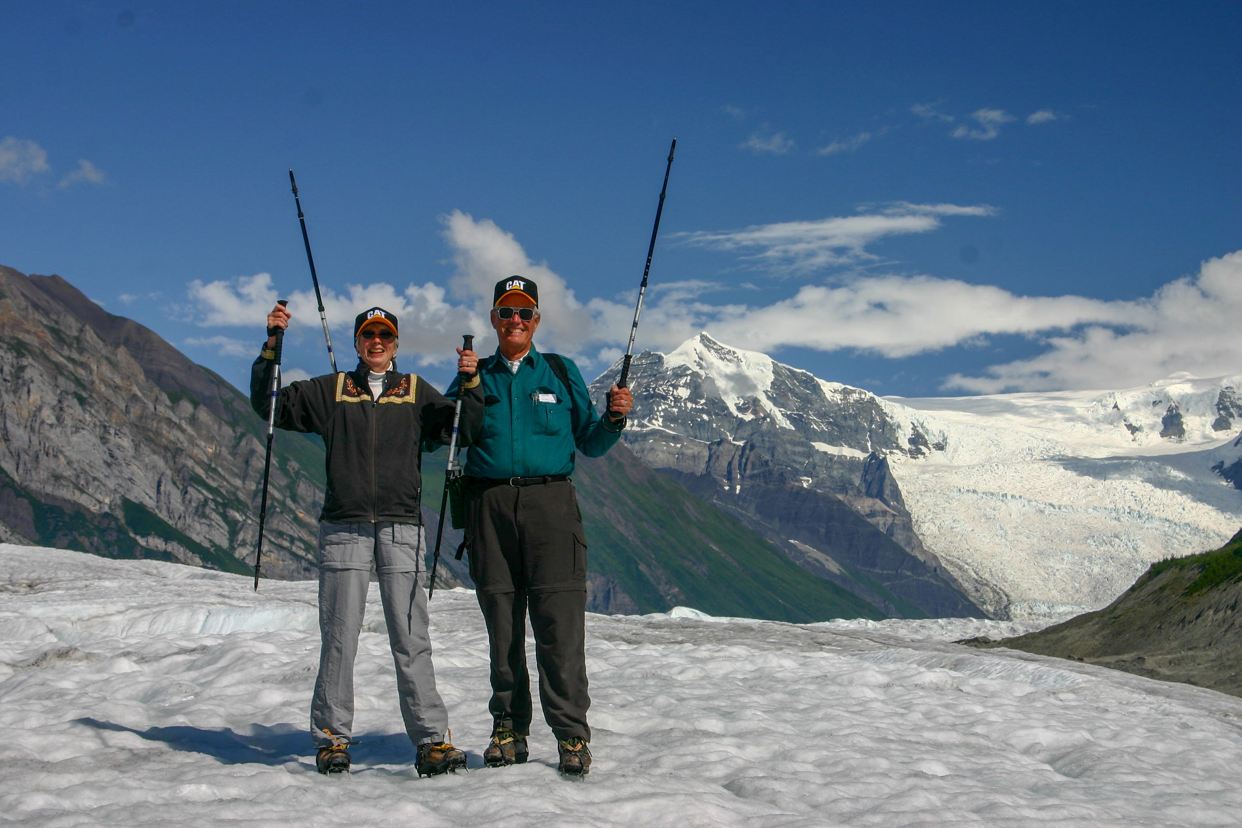 Glacier Adventure Day-Trip: Happy Hiker Couple