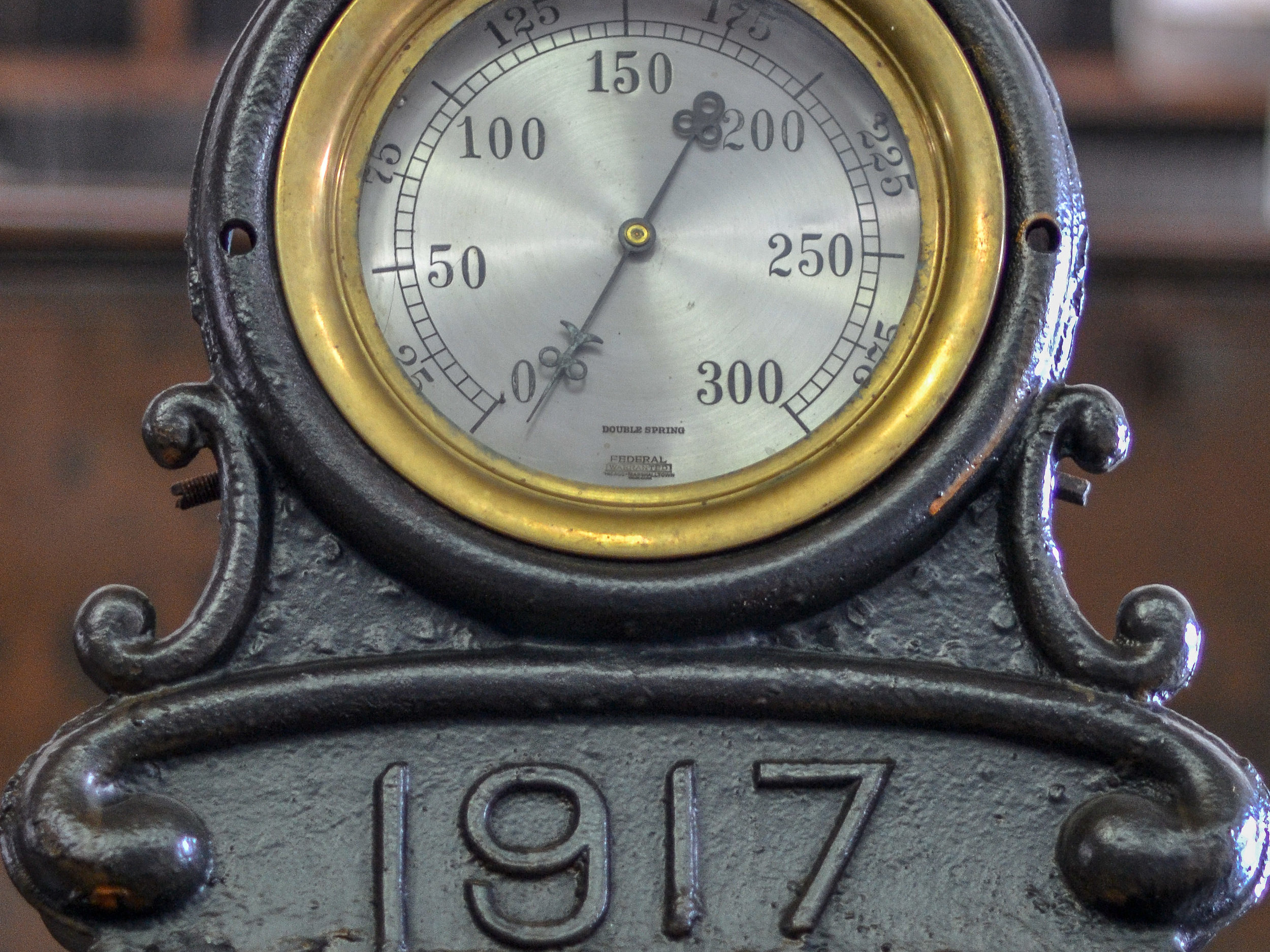 Historic Day-Trip: Kennecott Power House Pressure Gauge