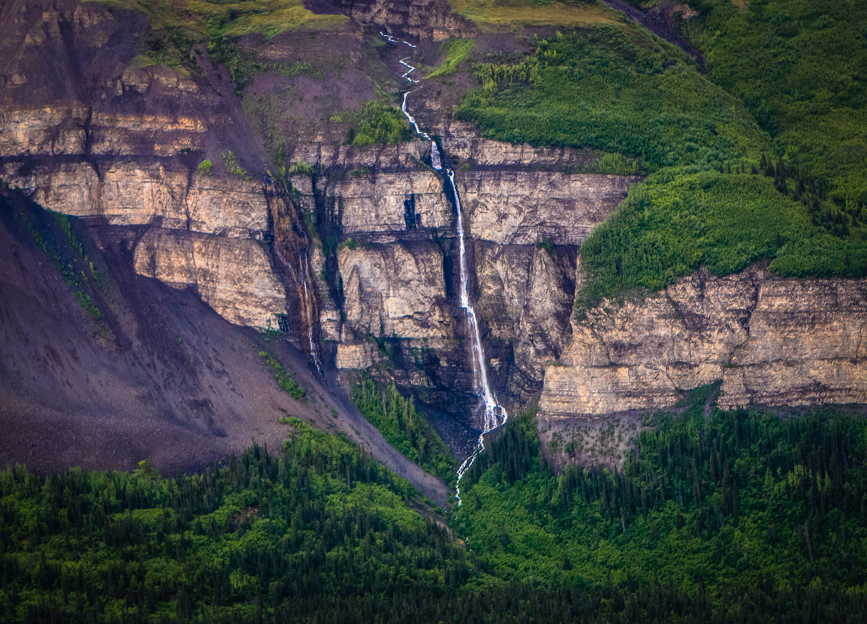 Jewels of the Wrangells Tour: Nizina Waterfalls