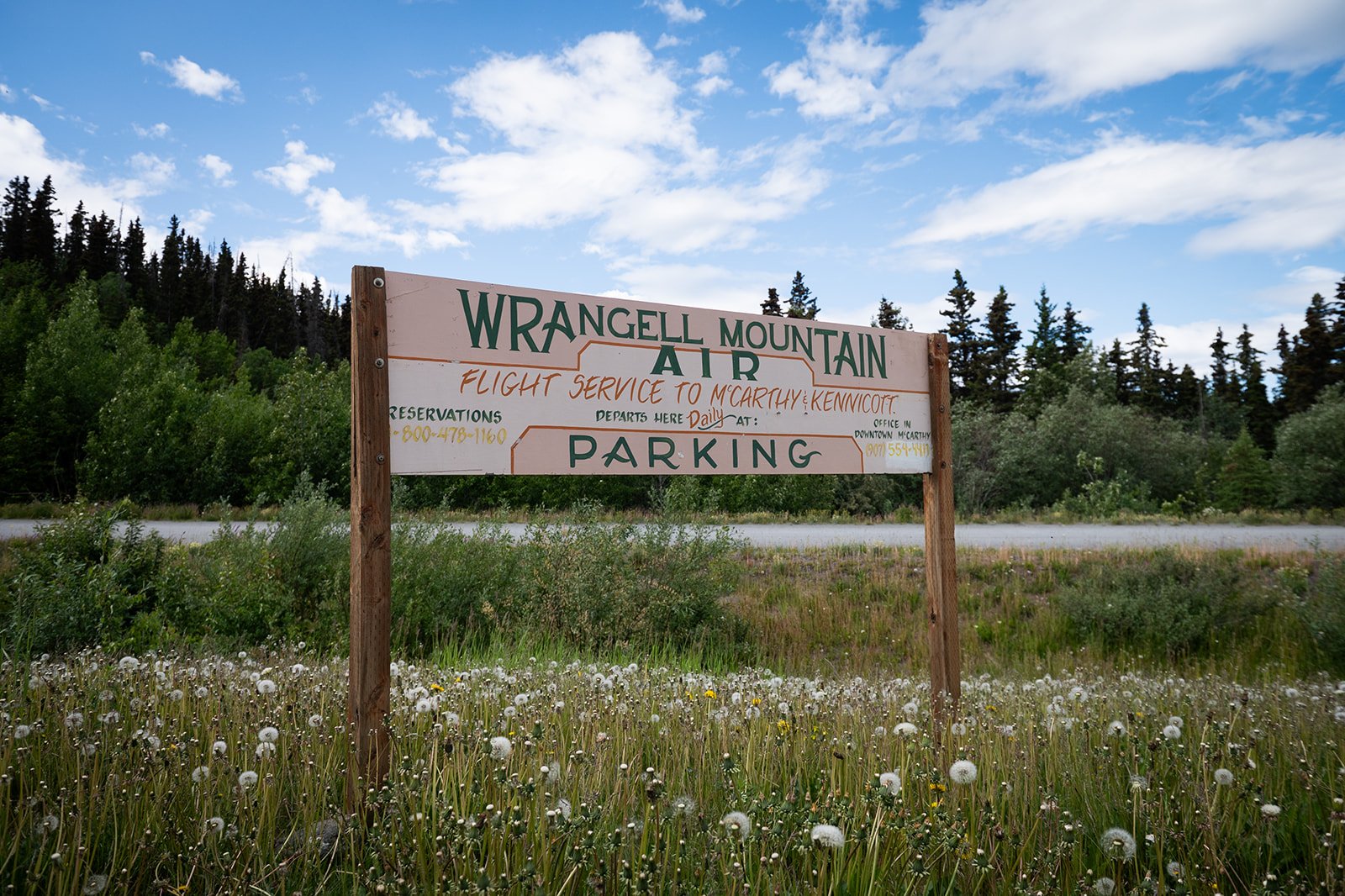 Chitina Airstrip Parking