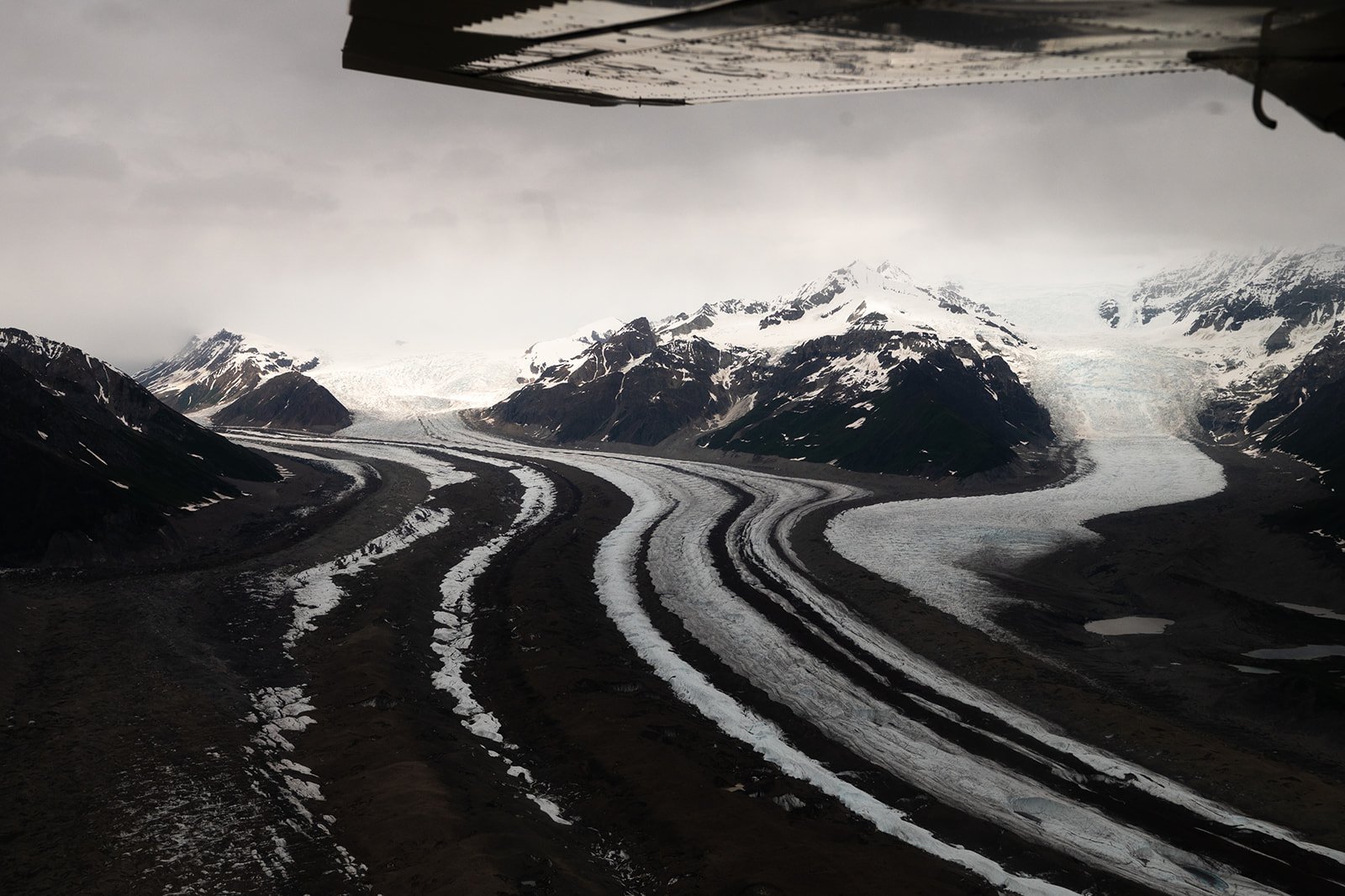 Aerial Scenery Chitina to McCarthy Flight