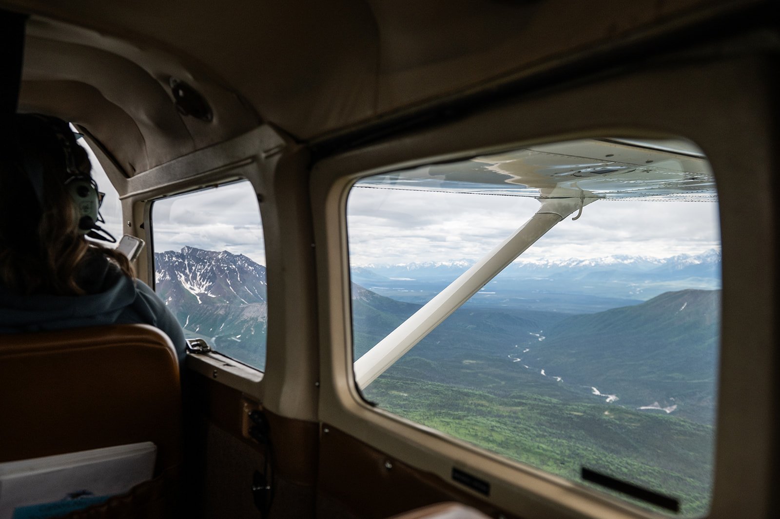 Passenger Views Chitina to McCarthy Flight