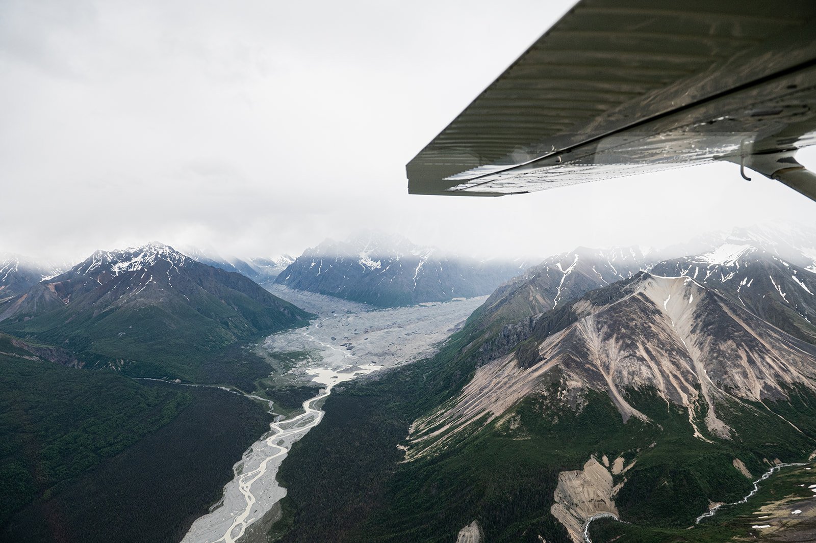 Glacier Views from Chitina to McCarthy Flight