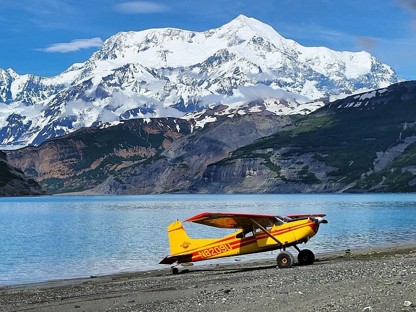 Of the 10 tallest mountains in the United States, 7 of them can be found in Wrangell St. Elias National Park! Come to McCarthy and roam in the land of giants! 

#youneedalaska #travel #travelalaska #alaskaphotography #alaska #bushplane #wrangellsteli