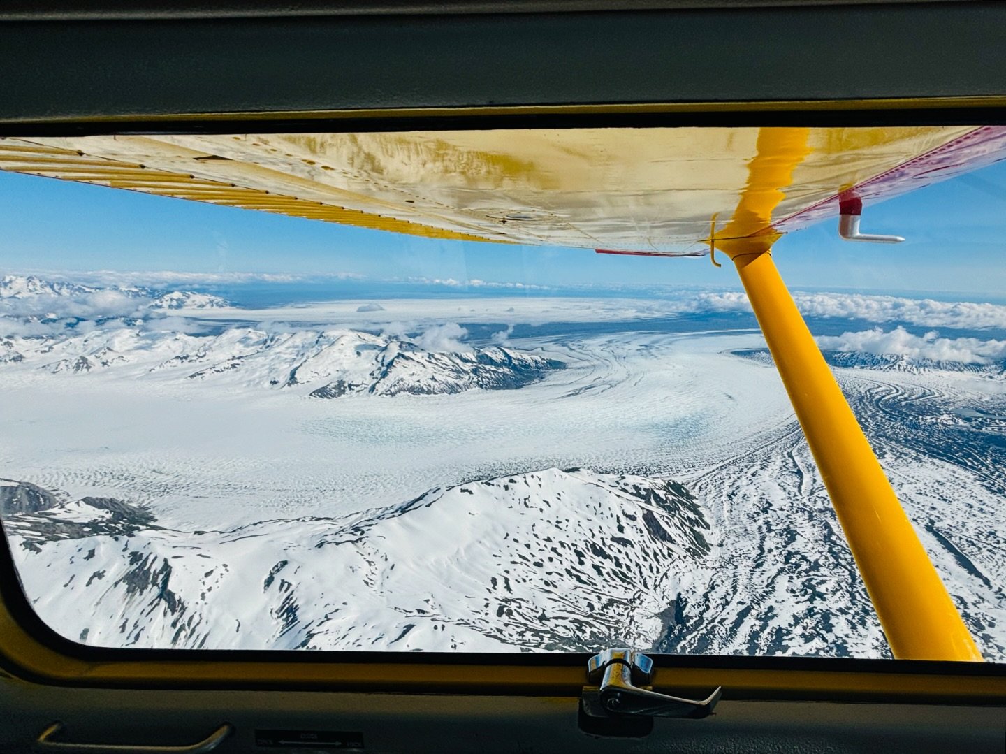 This summer has been incredible for the Jewels of the Wrangells tour! The park continues to be an amazingly dynamic landscape, changing every month, week and even day! Check out these photos from down on the Bagley Icefield and from Icy Bay where a w