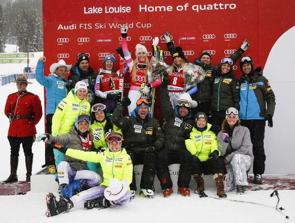 The first American podium sweep in World Cup history!