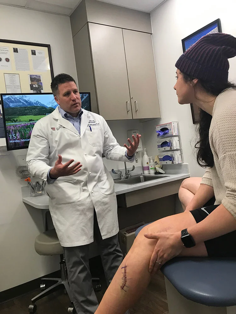 Dr. Haytmanek at the Steadman Clinic