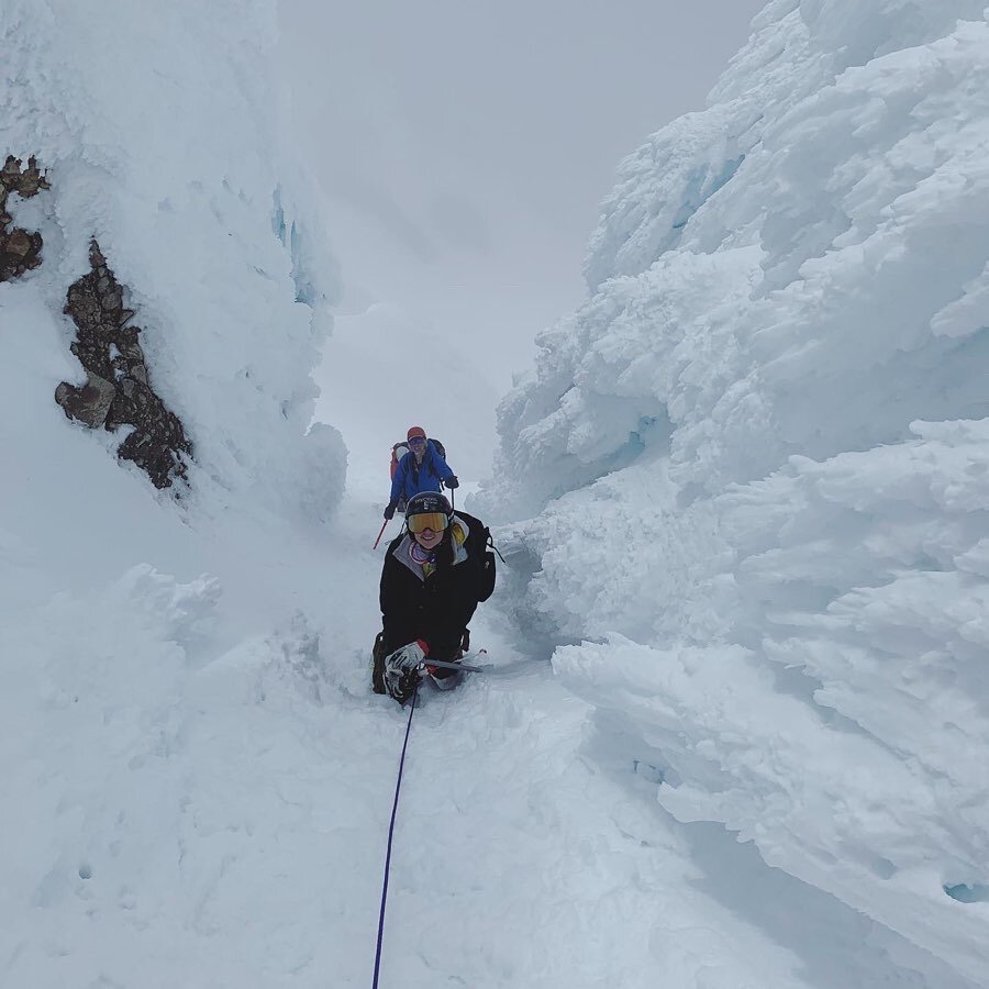 Grew up skiing on this mountain and can&rsquo;t believe it took 27 years to finally summit. Grateful for moments like this.  Not the best visibility up top but that just means another adventure in the future!! 🏔🎿🥳 #mthood