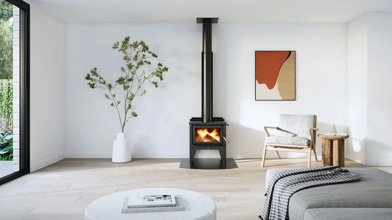 Maxen Kinmont 350 - pedestal, legs and wood stacker options