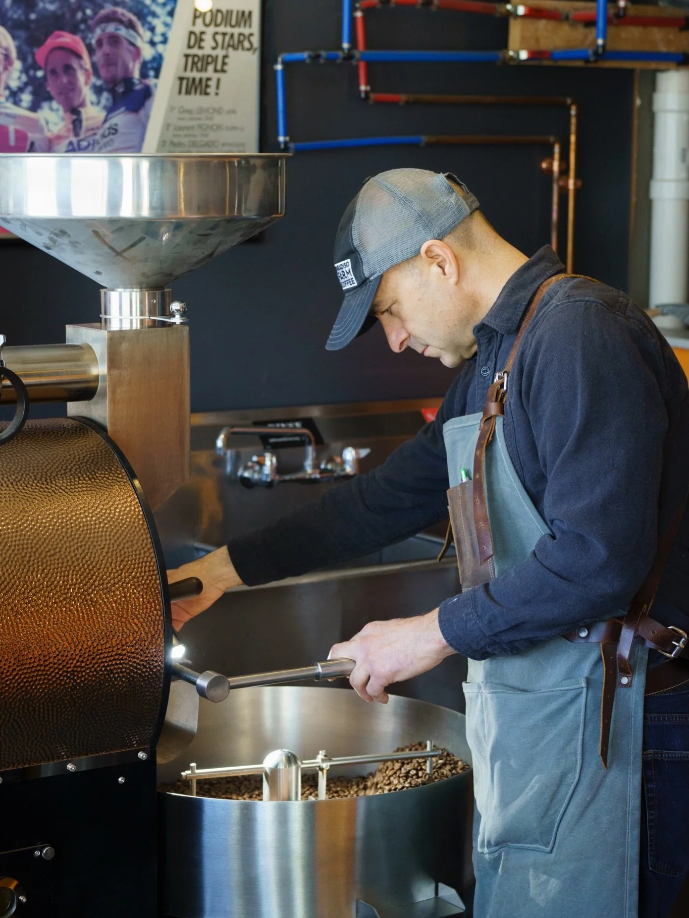 Spent the day behind the scenes at @paradisofarmcoffee ☕️🌿The incredible coffee that fuels our Richmond &amp; Fairfax cafes.

From learning about their roasting process and bean sourcing to helping pack our Fairfax order (yes, stamping + labeling in