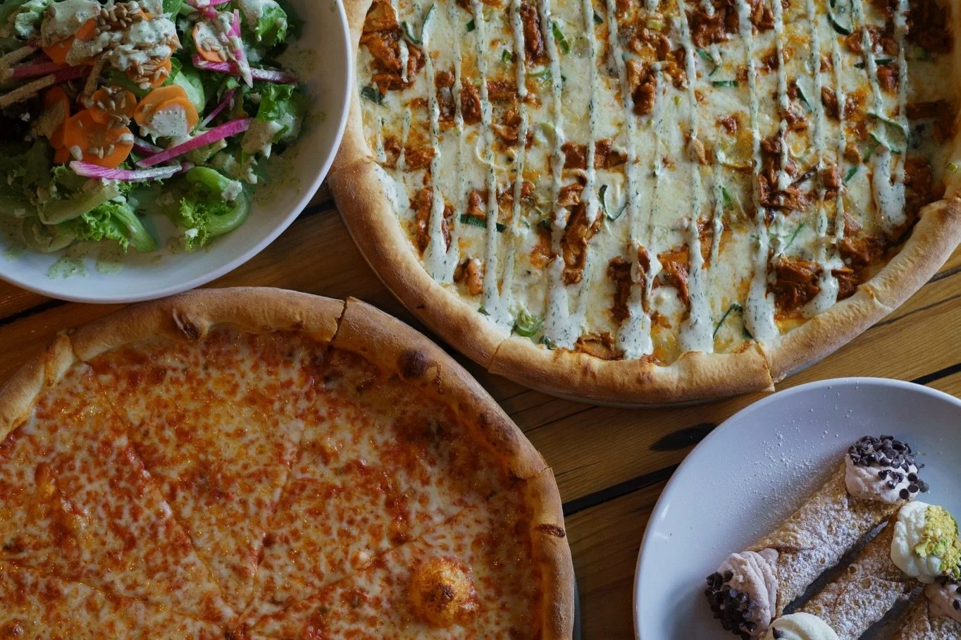 We&rsquo;re launching our Family Bundle today🍕

It includes a large cheese pizza, a large signature pie of your choice, and a large salad of your choice. Feeling like a little extra? Add a cannoli flight! It&rsquo;s an easy, no-thinking-required way