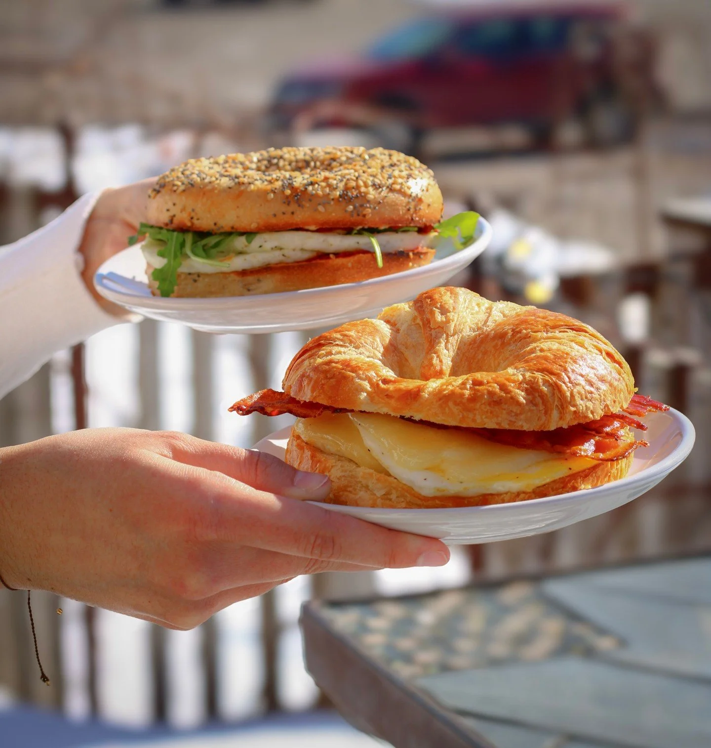 Need a morning pick-me-up🌞? Stop by our Richmond or Fairfax caf&eacute; between 7 AM and 12 PM and treat yourself to one of our delicious breakfast sandwiches! 

Stay tuned for our new breakfast sandwich special... coming soon✨
