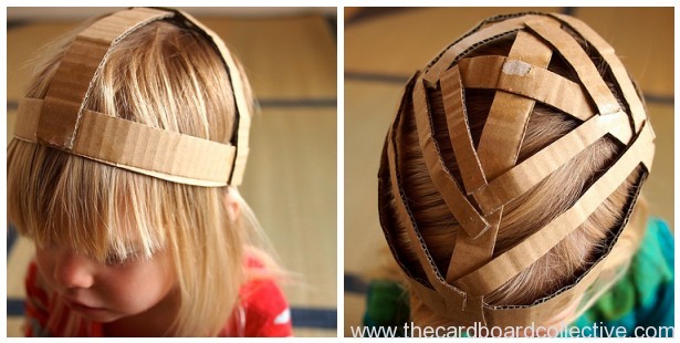 flare inden for Perth How to Start a Cardboard Head, Hat or Helmet — Amber Dohrenwend