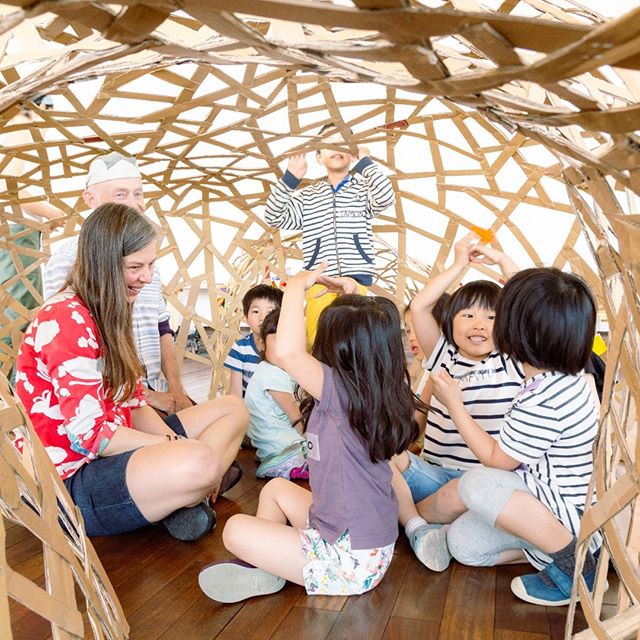 Absolutely loved building with kids at Zounohana in Yokohama.