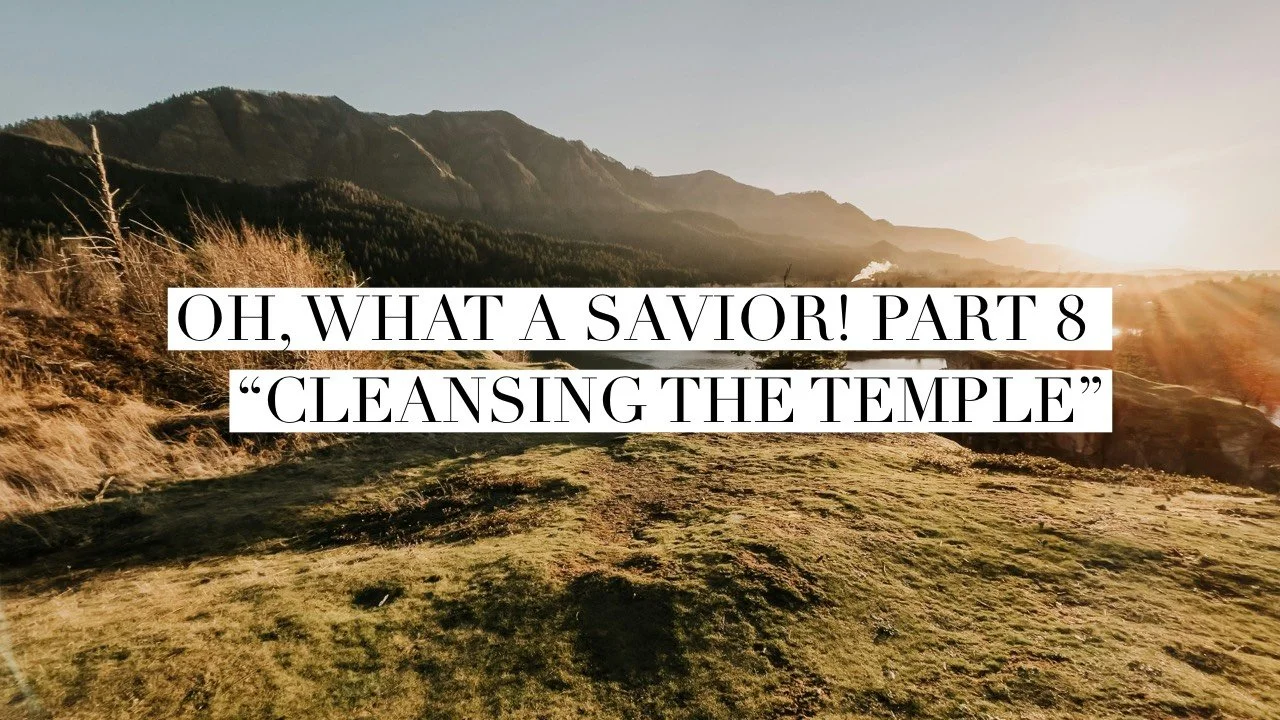 OH, What a Savior! Part 8 “Cleansing the Temple”