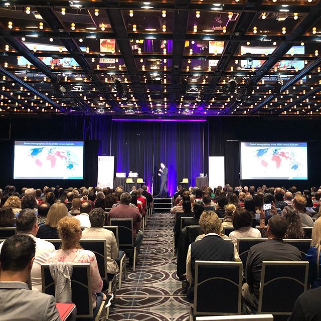 I spoke to 500 property investors about the future of residential real estate in Australia at the Sofitel in Sydney. Overall the outlook for the property sector is great. Population growth means new housings needs to be added. A more transient population means people move more frequently between dwellings. A big issue over the last two decades was that we built a lot of housing of very poor quality. This is what happens when you add tons of housing at rapid speed. You cut corners and build relatively low quality housing. We will see a massive renovation wave hitting the market in about 20 years. I'd expect that businesses that offer full-package renovation services will make a killing then. When working in the property industry you must always remember that the sector hasn't been disrupted in any meaningful way yet. Things are still being done in an old-fashioned way. A big new player entering the market could change the way real estate is done in Australia. Be alert and be ready to change. I wouldn't rely on the sector continuing without major disruptions over the next 20 to 30 years... #property #investment #economy #publicspeaking #career #events #presentation #australia