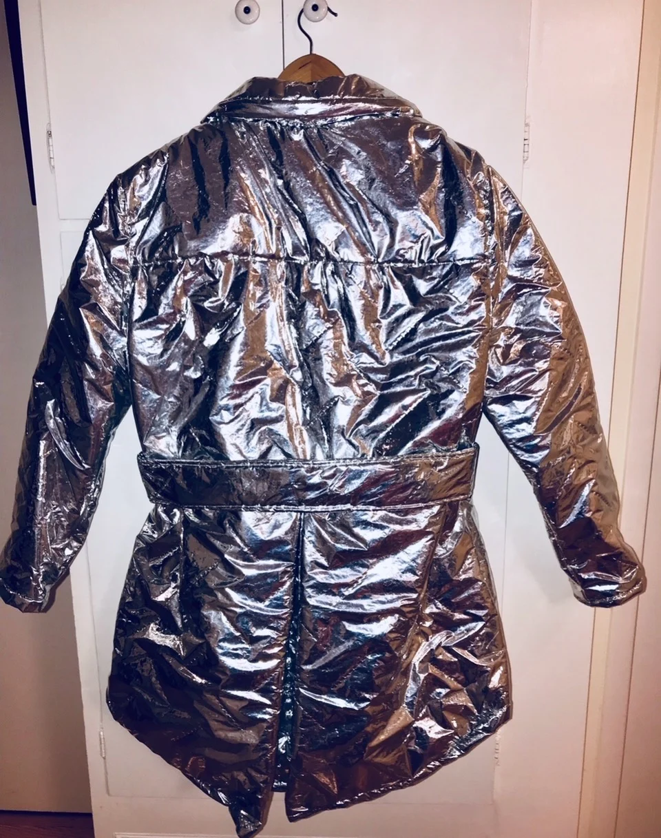 Silver Coat made from INSULATION.