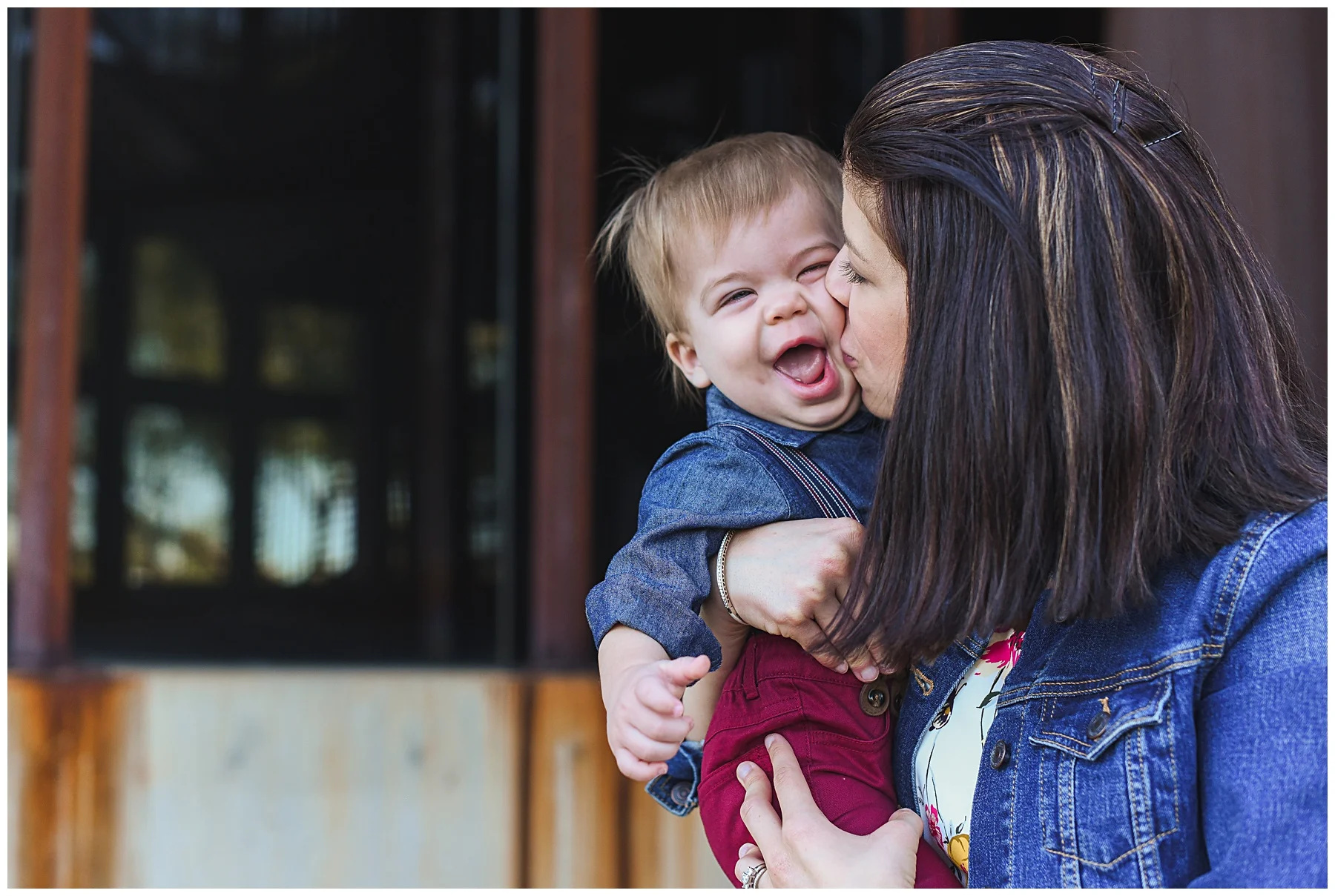 Baby + Mama Smooch Photo | SweetLife Photography