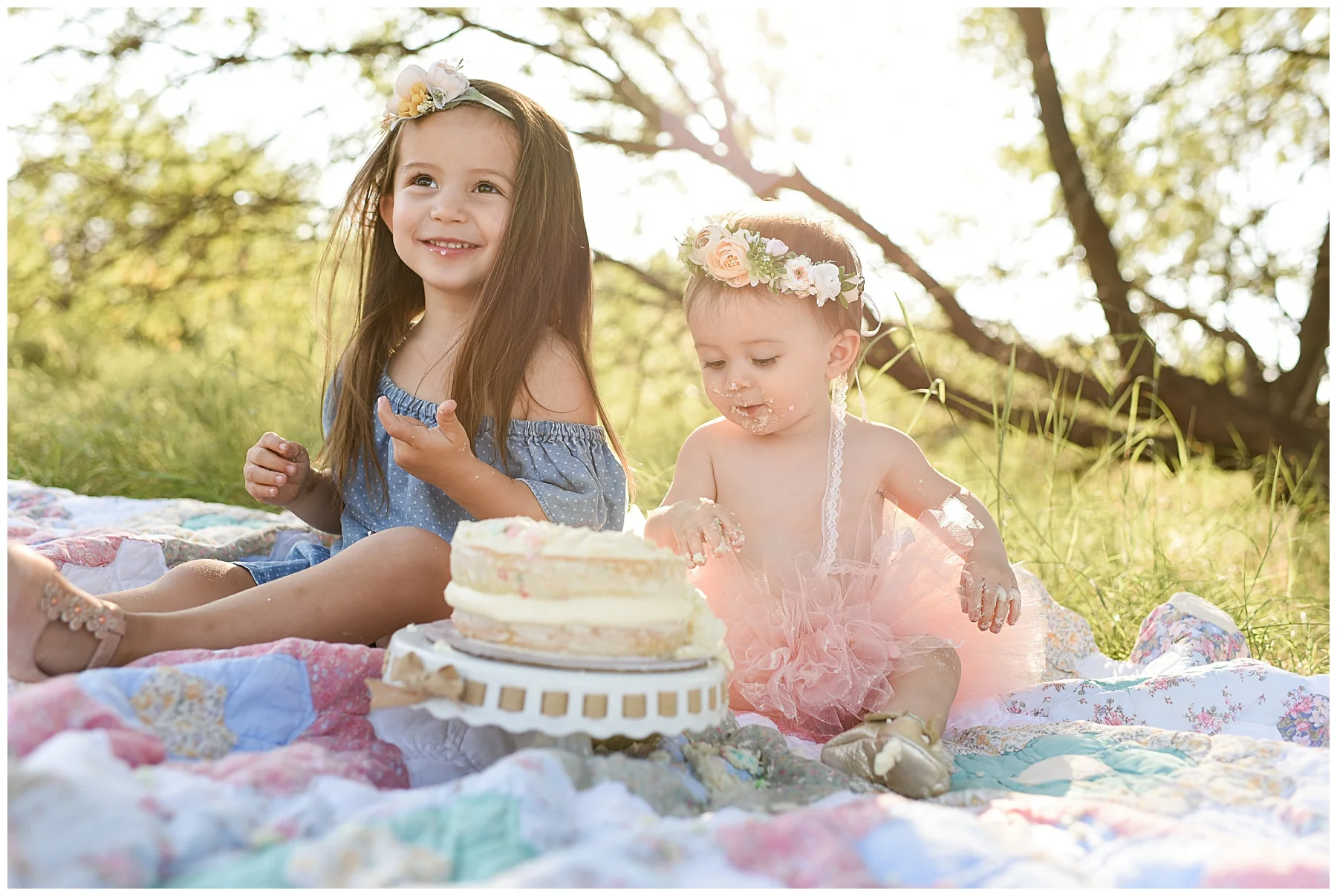Sister Cake Smash photographer | SweetLife Photography