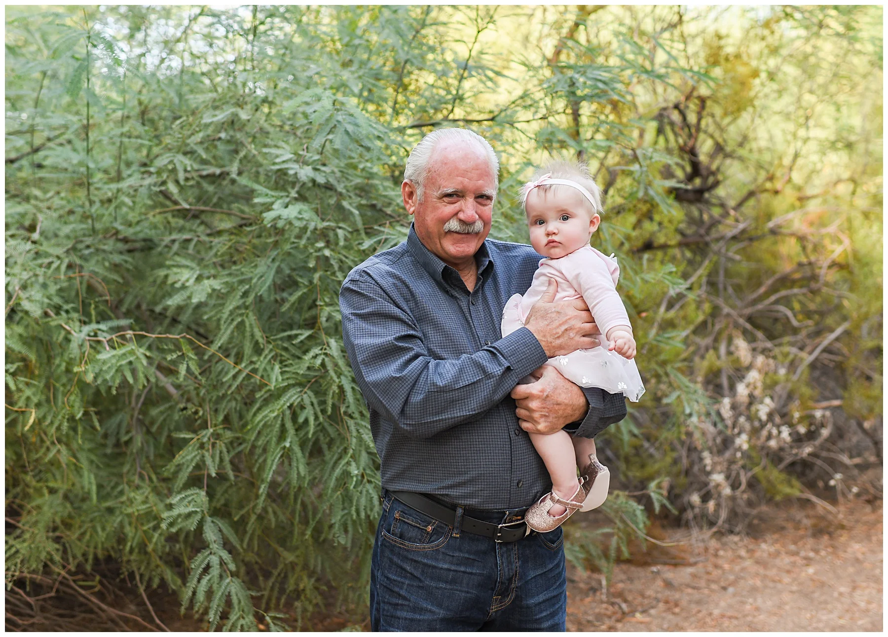 Grandpa and Baby Girl | SweetLife Photography