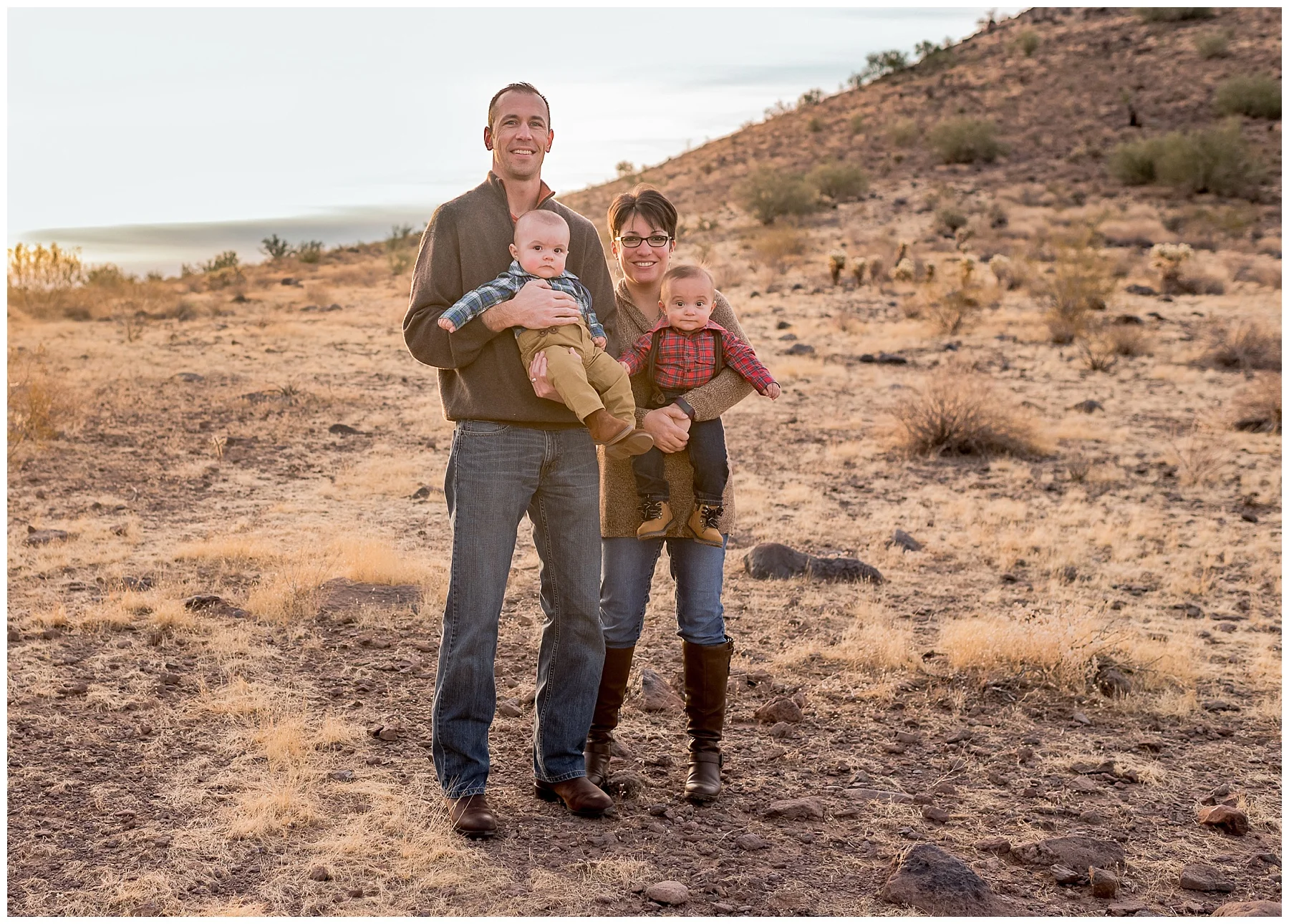 Phoenix family sunrise photo
