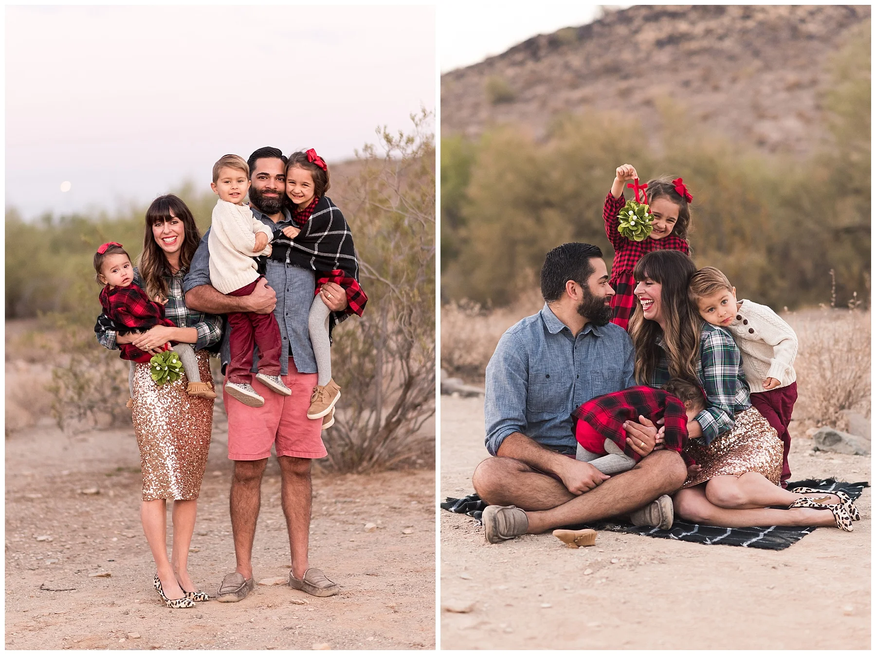 Fall Desert Family Photo session with SweetLife Photography