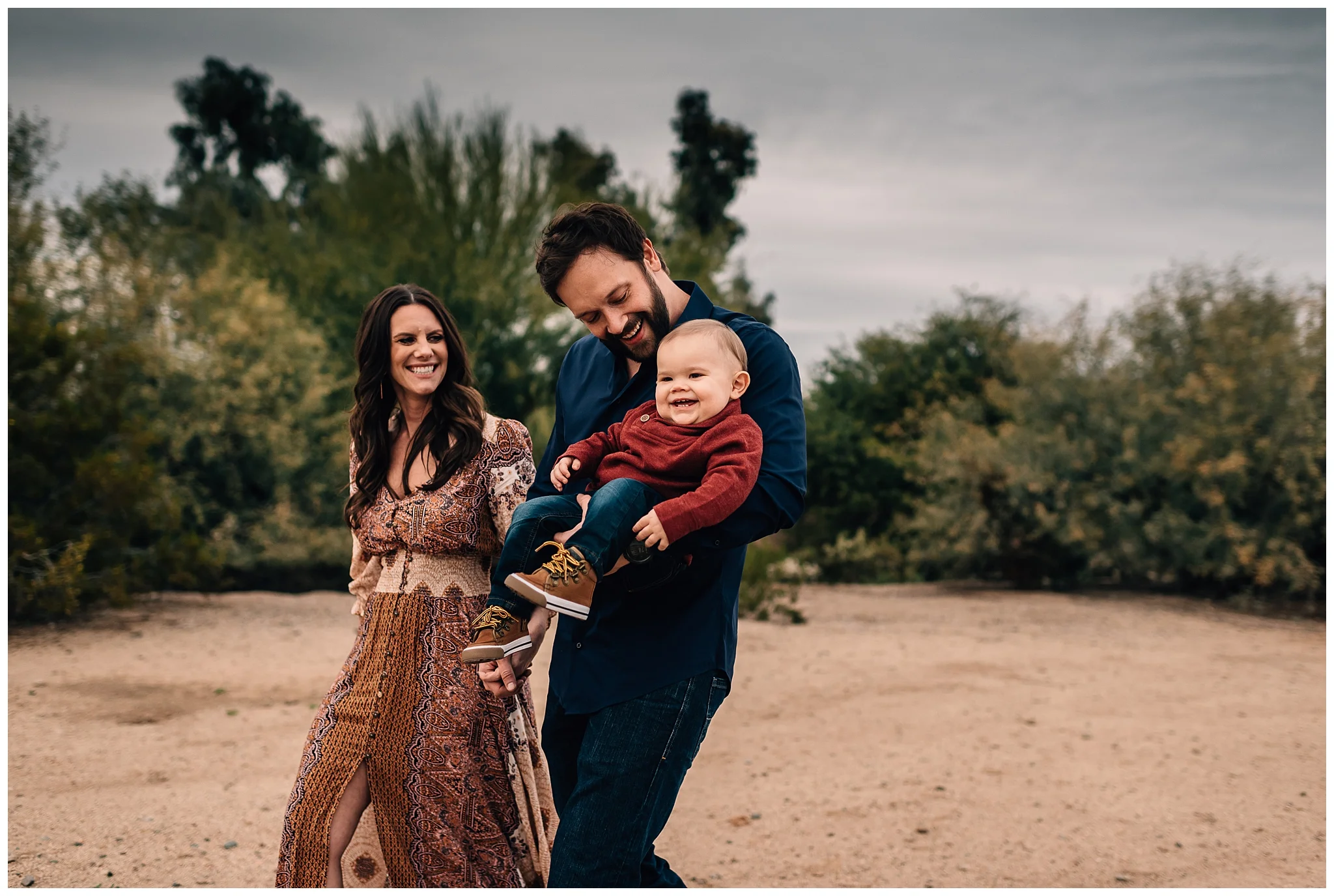 Wear a Maxi Dress in Your Family Photos 