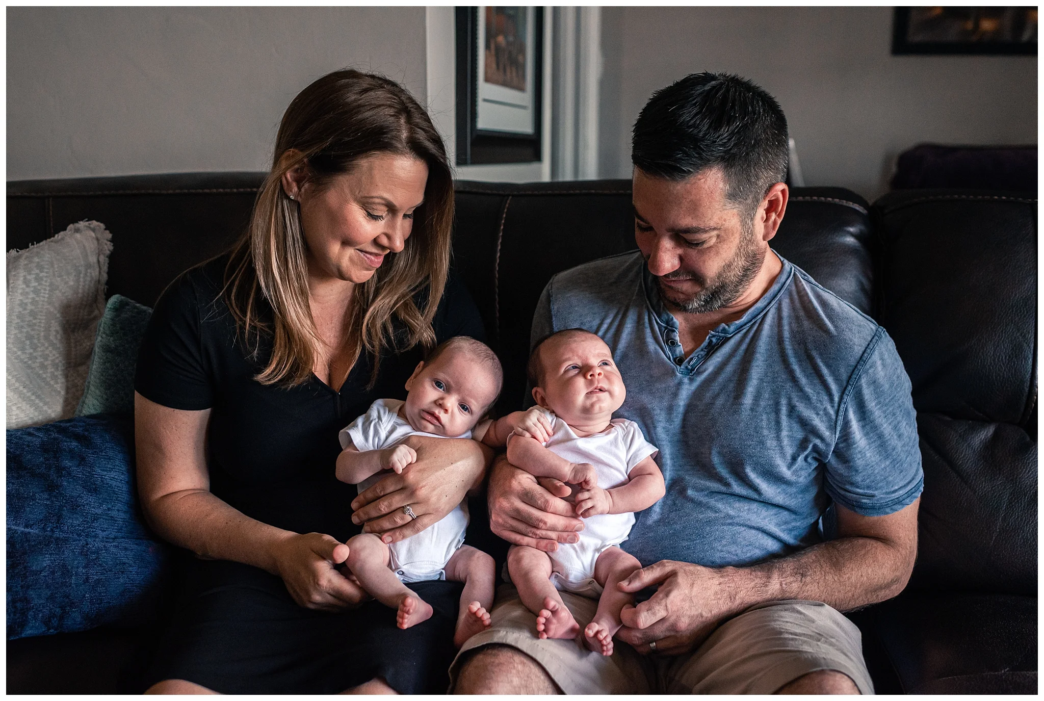 Simple + Natural In-Home Newborn Twin Session | Phoenix Newborn Photographer_0002.jpg