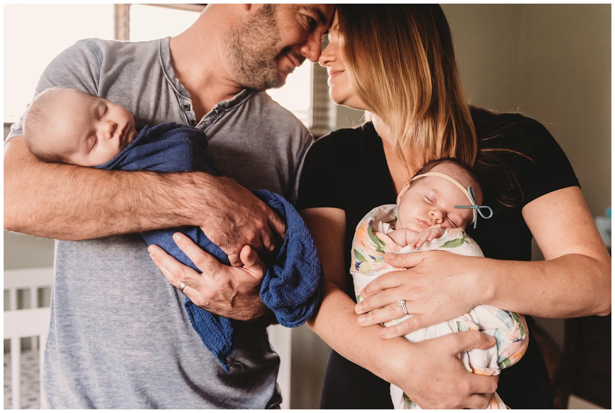 Simple + Natural In-Home Newborn Twin Session | Phoenix Newborn Photographer_0016.jpg