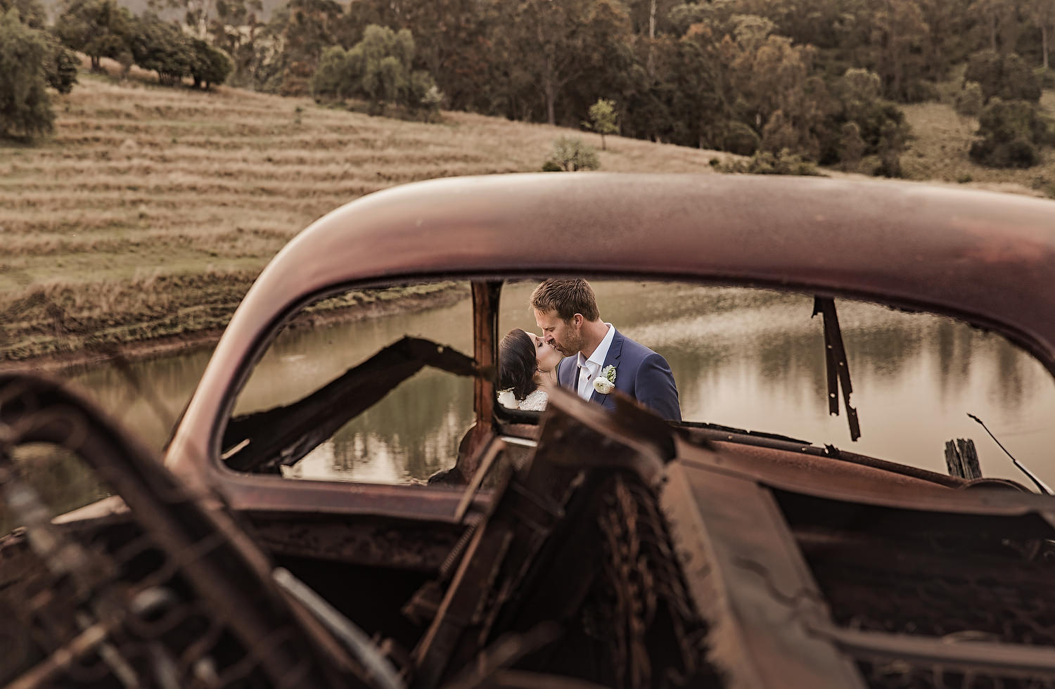rustic wedding photography wedding in the hunter valley 