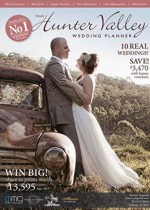 Hunter valley wedding photography magazine shoot