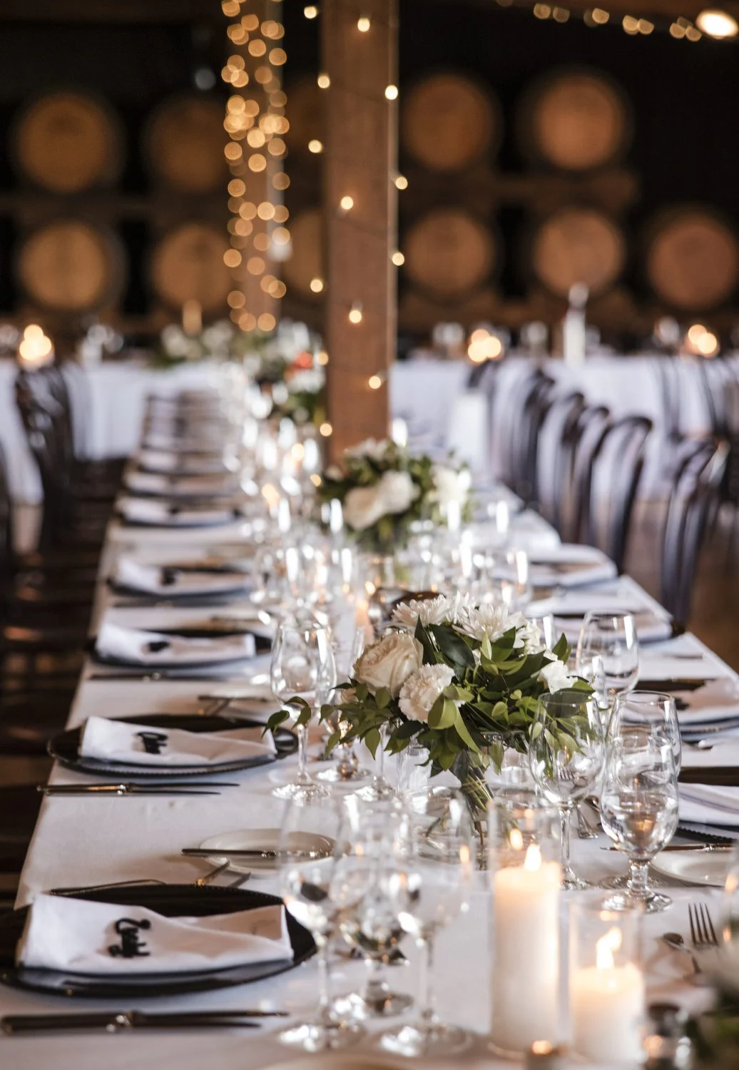 Peppers Creek Barrel Room  room setup  Hunter Valley pokolbin