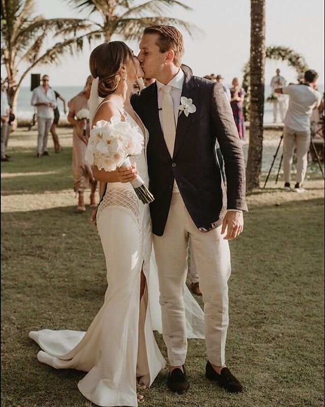 Looking back on one of the most gorgeous couples we&rsquo;ve had the pleasure of working with. This is Anna &amp; Luke. ❤️ We loved putting together the entertainment for their nuptuals in Bali, Indonesia. ***Guitar &amp; Vocals for the ceremony. We 