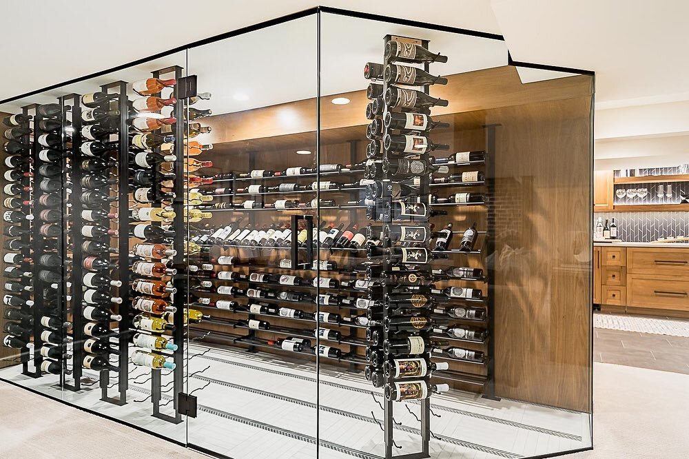 We&rsquo;ve not been great about posting photos of recently completed work.
&bull;
That said, here&rsquo;s a pretty cool wine room we finished last year!
&bull;
&bull;
&bull;
Cabinets: @parkscabinets
Interior Design: @marciknoffinteriors
📸: @bbphoto
