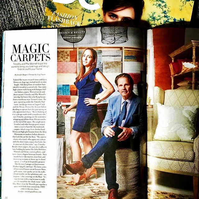 We&rsquo;re humbled. Thank you @DC modern Luxury and writer Jennifer Barger for great plug in the fall issue.
Photographer Greg Powers turned back the clock and made us look great. #gregpowersphotography #romo#circalighting #visualcomfort #queenstown