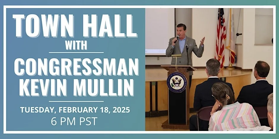 CANCELLED: Town Hall with Congressman Kevin Mullin, CA15