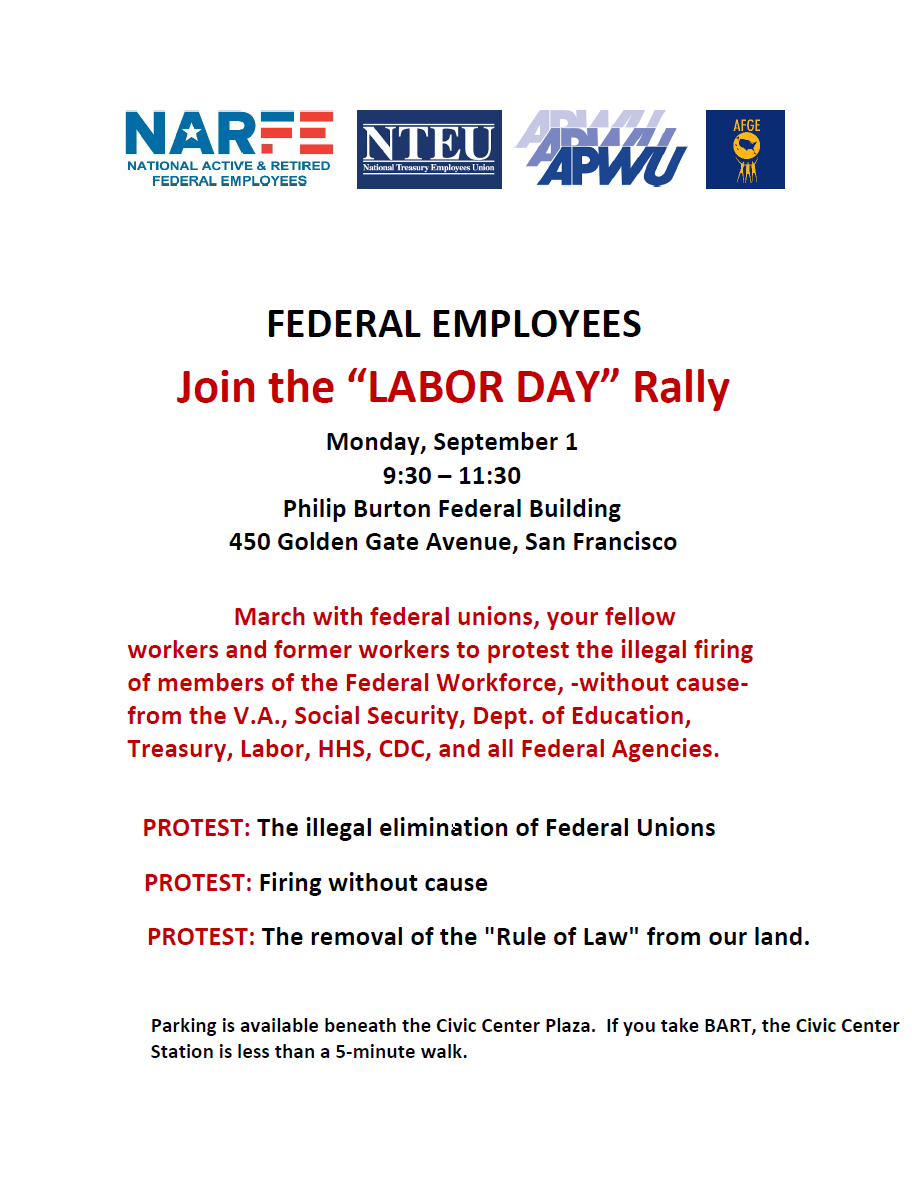 Federal Employees Labor Day Rally