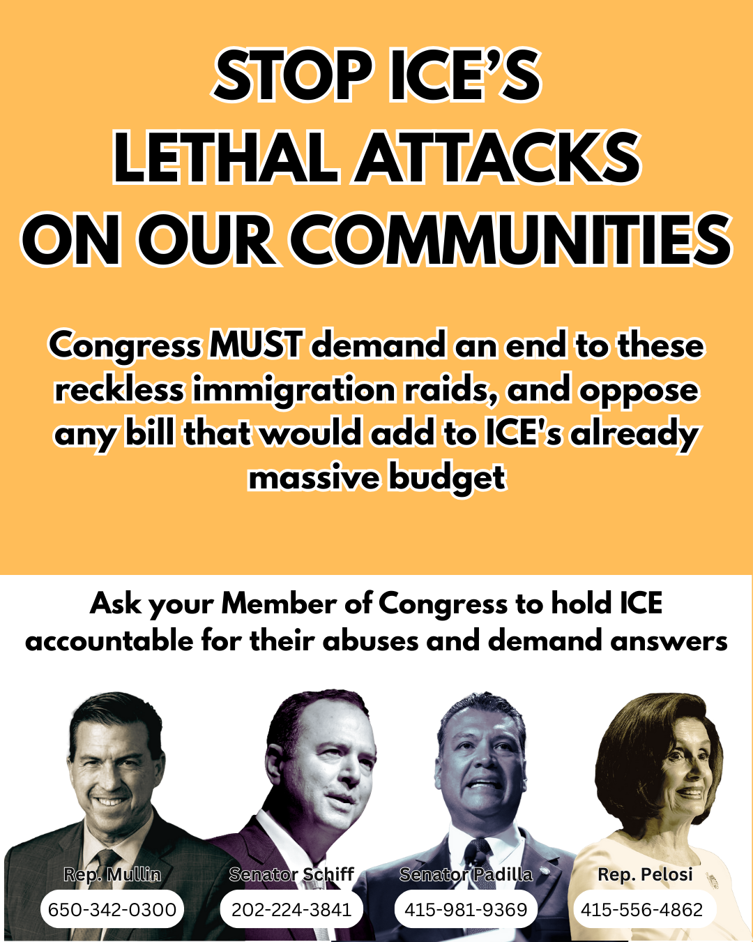 Stop ICE’s Lethal Attacks on Our Communities