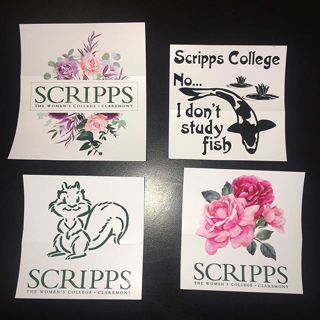 Brand new stickers available at The Scripps Store!!! Come get yours! 🌿