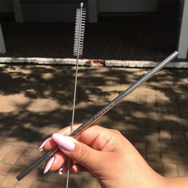 Scripps Reusable metal Straw now available at the Scripps Store! Comes with its very own cleaner! Get yours today 🍹🥤🌿