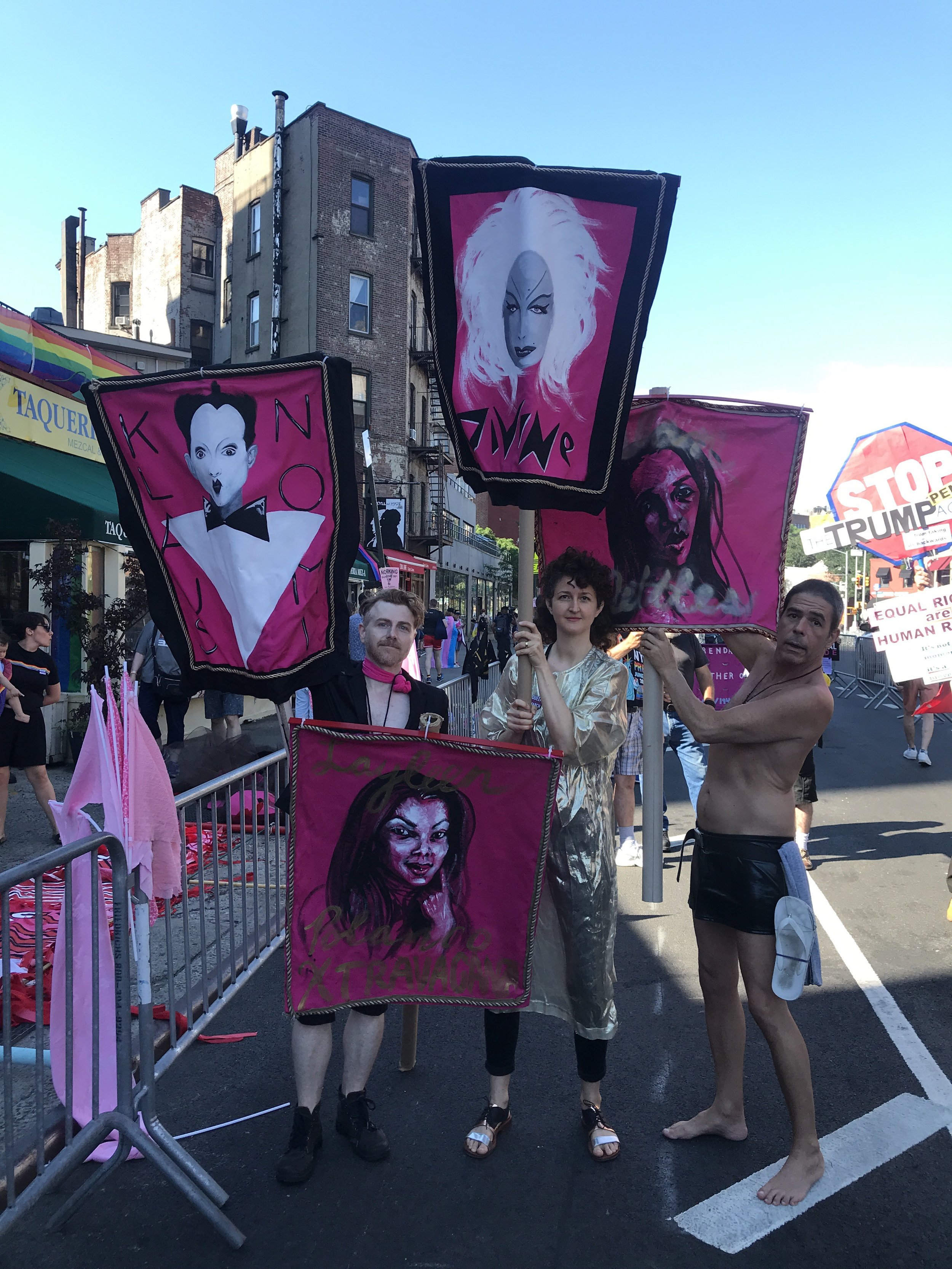 Marchers on 5th Ave - Photo: Francesco Di Benedetto