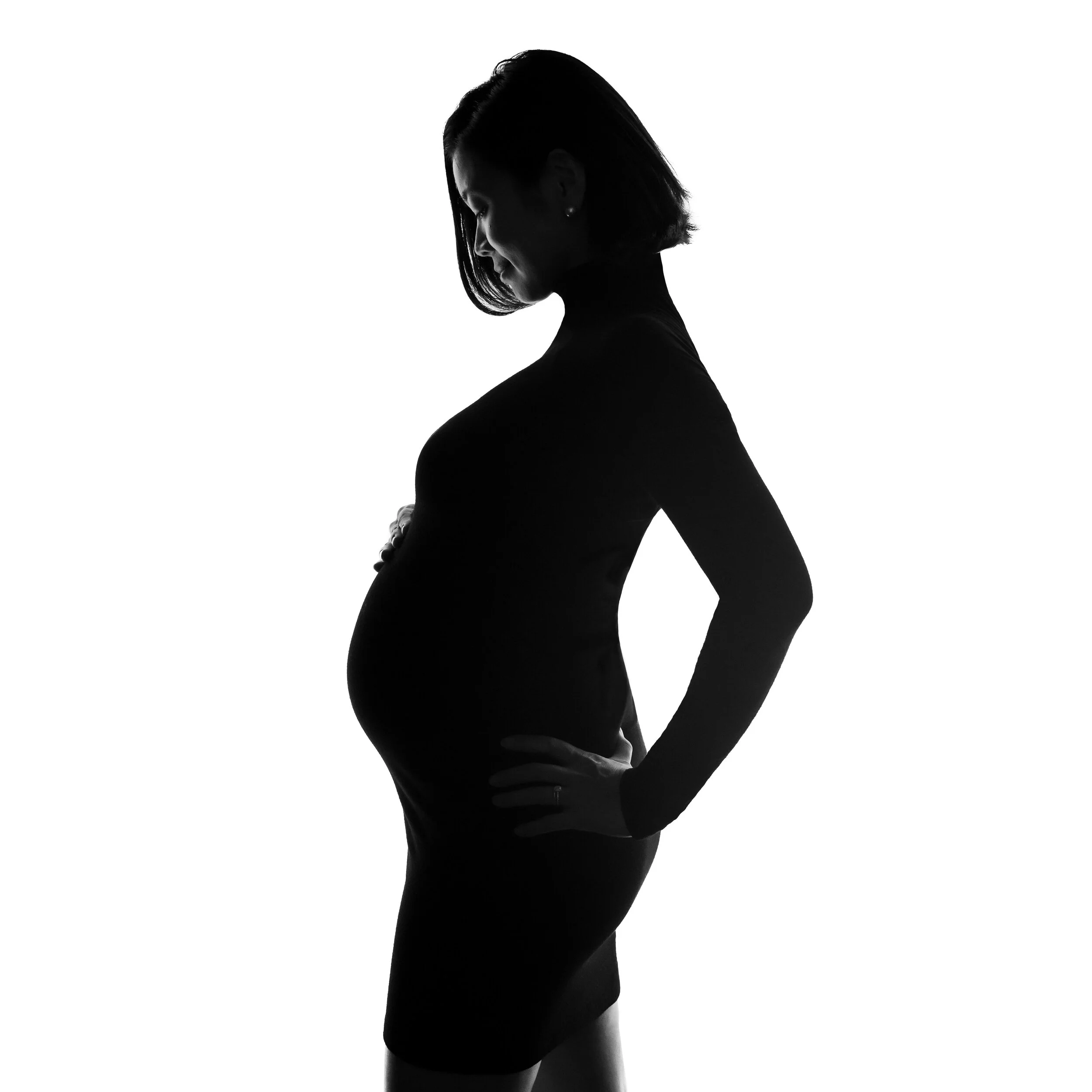 リモートで撮影を行ったマタニティフォトの ビフォーアフター