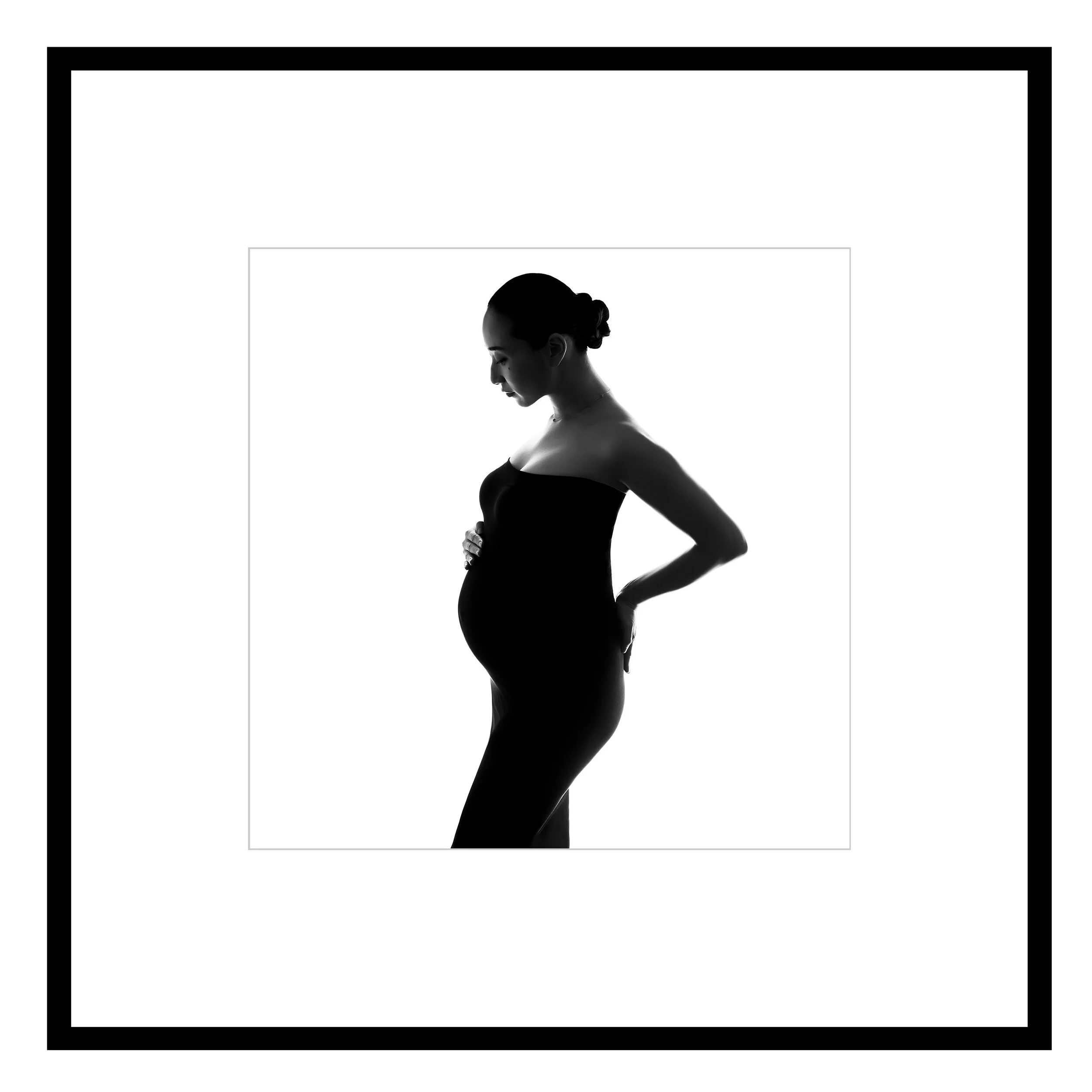 マタニティフォトの額装