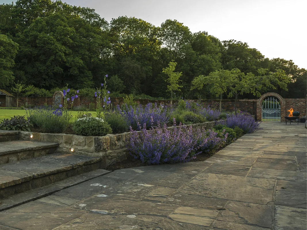York Stone Patio and Steps