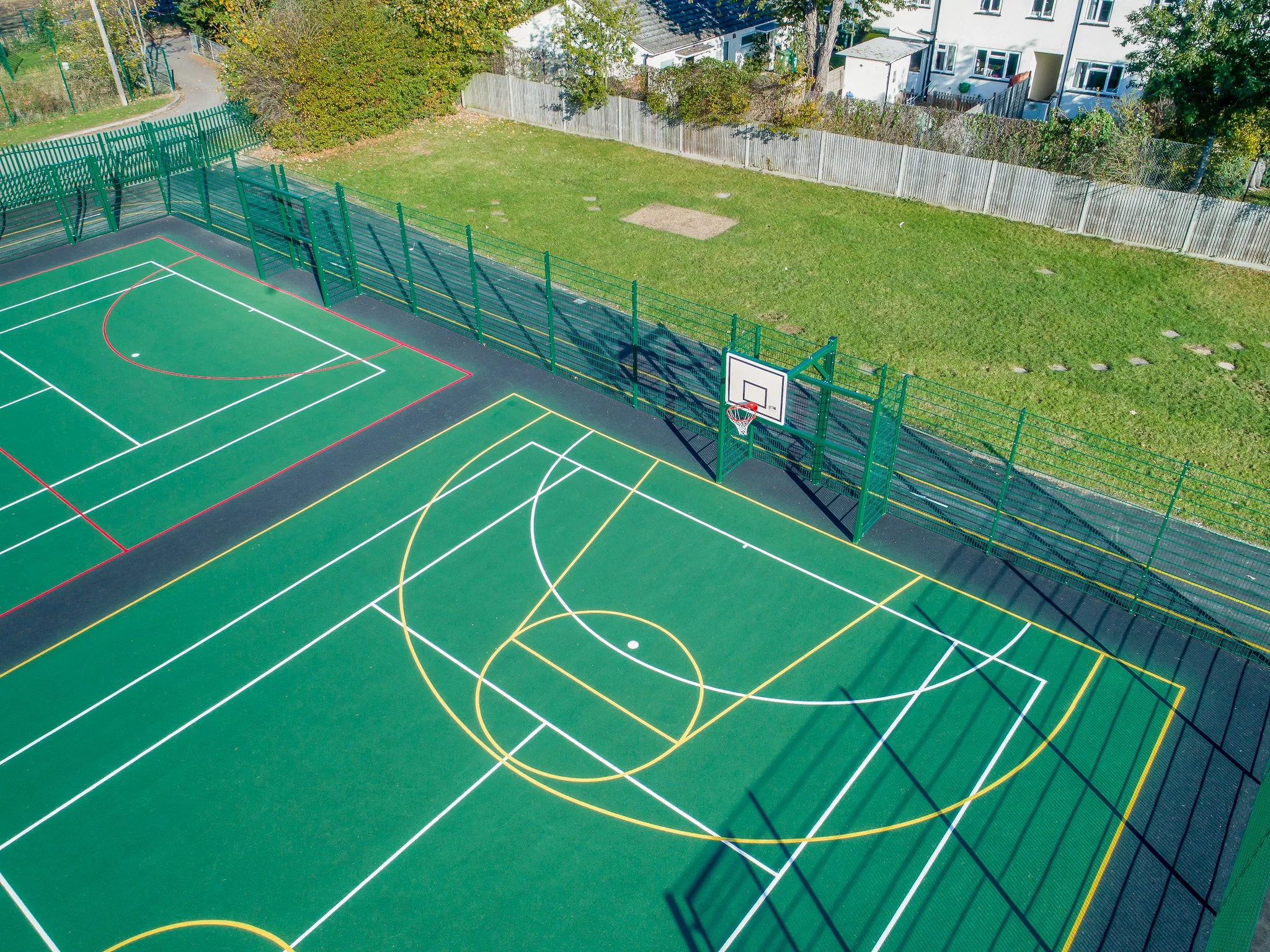 Rectangular Playfield Multi-Use Games Area Playground Design — Valley Projects