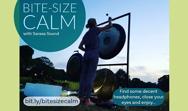 Launching today! Bite-size Calm: unwind, relax and recharge in 5-10 minutes, wherever you are. Designed for NHS and other frontline workers. Sarasasound.com/bitesizecalm #mentalhealth