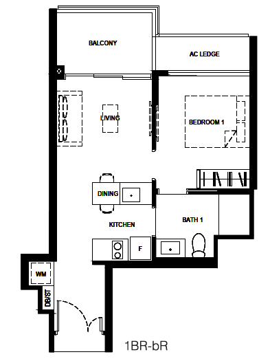 Normanton Park 1-Bedroom 1BR-bR layout.png